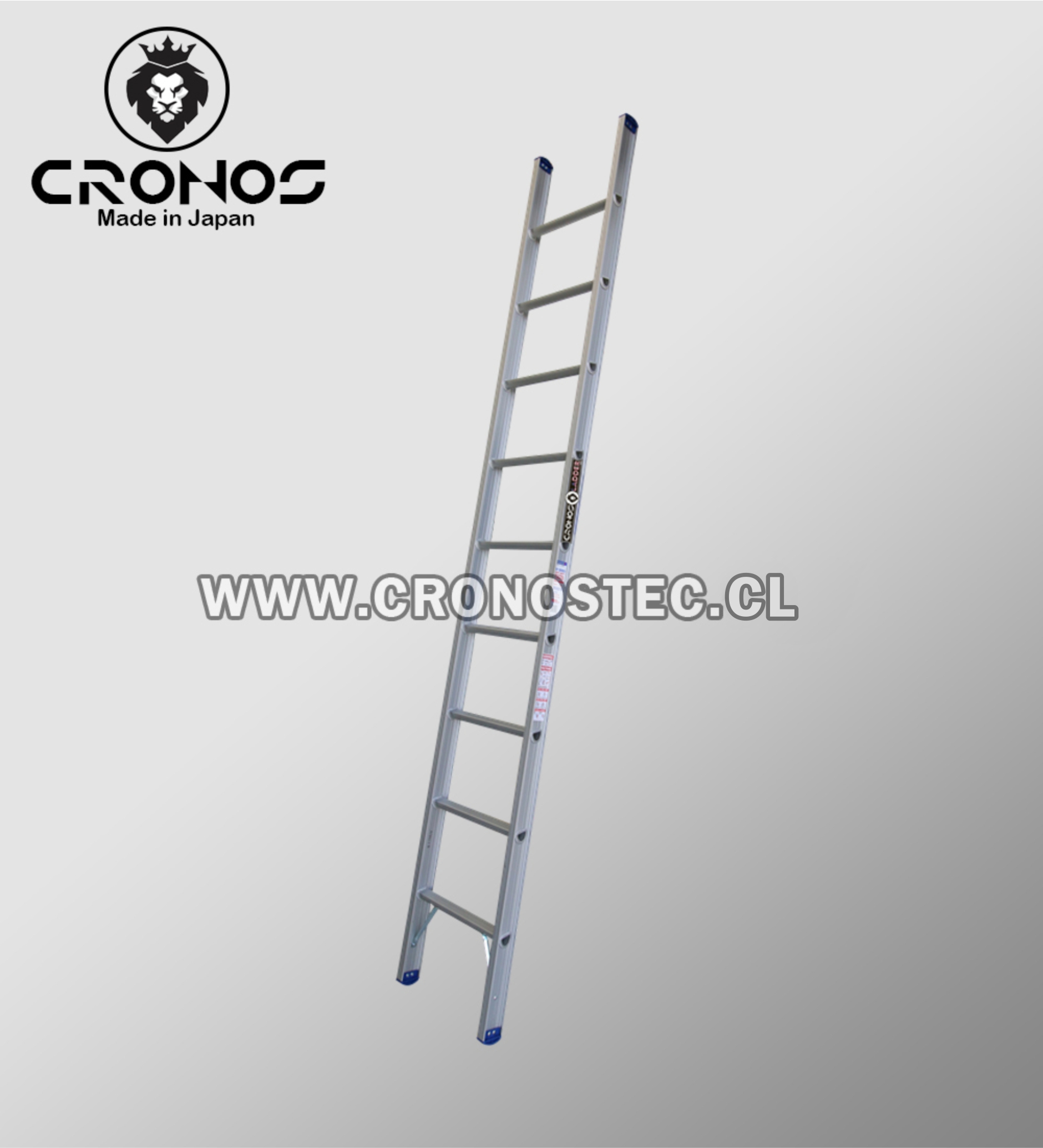 Escalera extensible de aluminio 5.44 M/ 7 P.