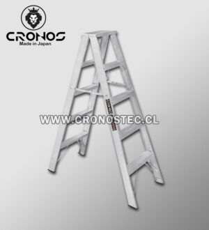Escalera Tijera Doble Acceso De Aluminio 0.90 M/ 3 P.