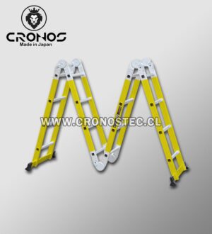 Escalera Multifuncional De Fibra De Vidrio 3.48 M/ 12 P.